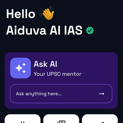 AI mentor chatbot providing personalized guidance for UPSC preparation